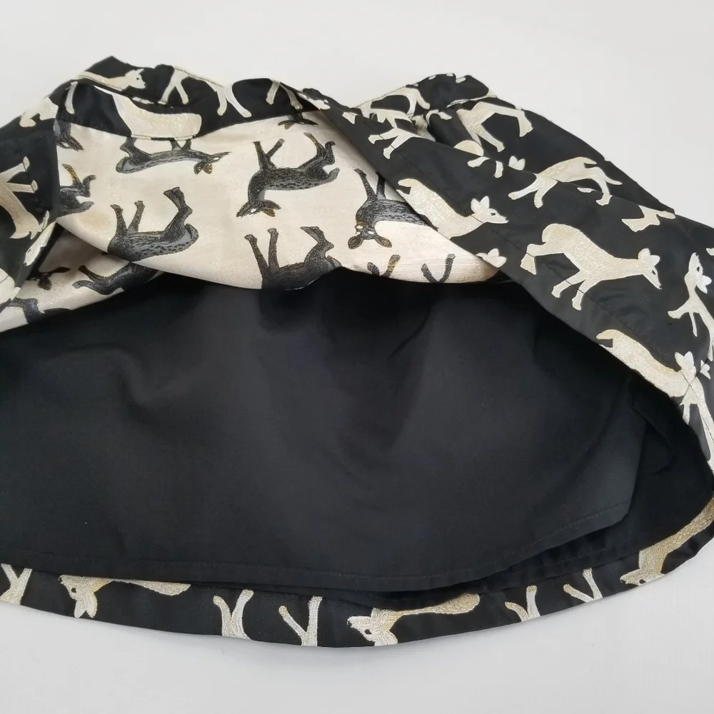 Gymboree Deer Print Skirt Girls L 14 NWOT